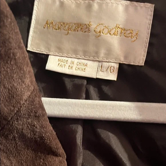 Margaret Godfrey Rich Brown Suede Jacket - Picture 2 of 2